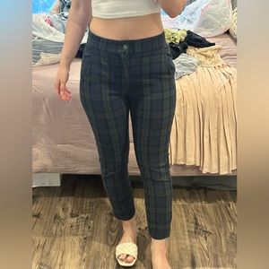 Hollister Skinny Plaid Pants